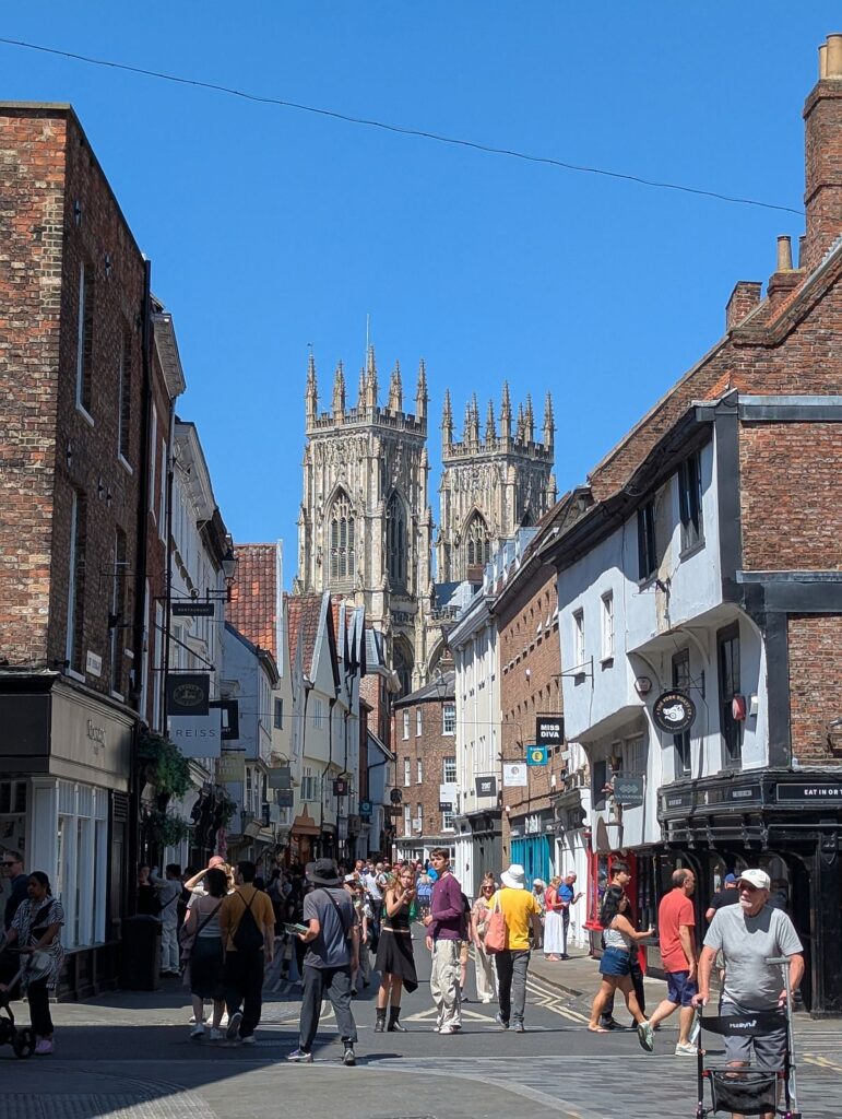 Der York Minster im Hintergrund
