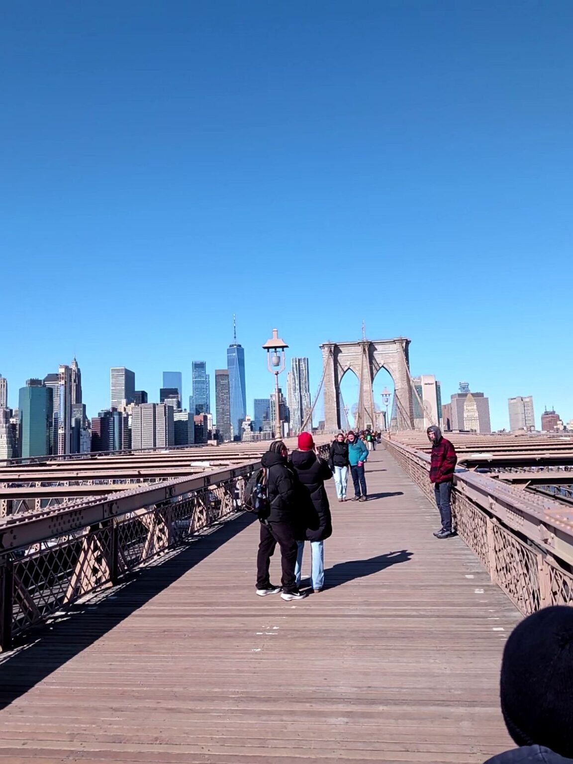 Brooklyn Bridge zu Fuß