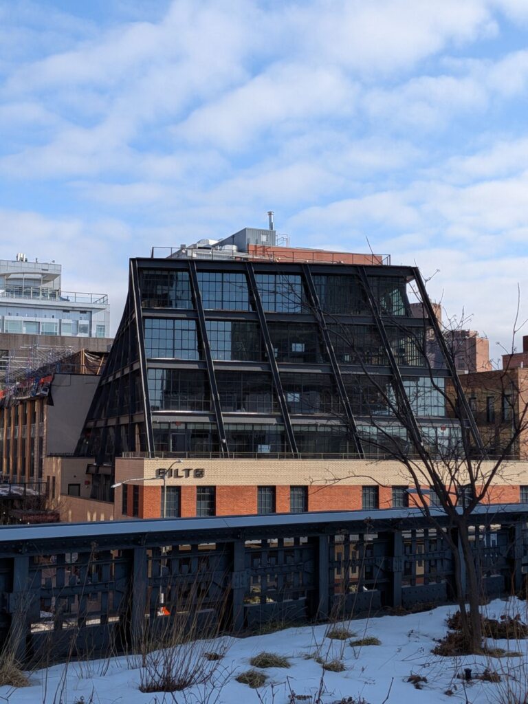 Verdrehtes Loft gesehen von der High Line