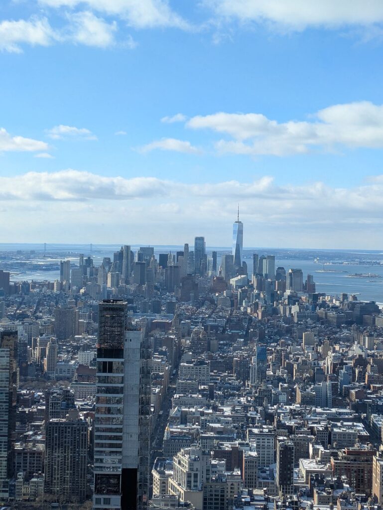 Blick über New York City vom Empire State Building