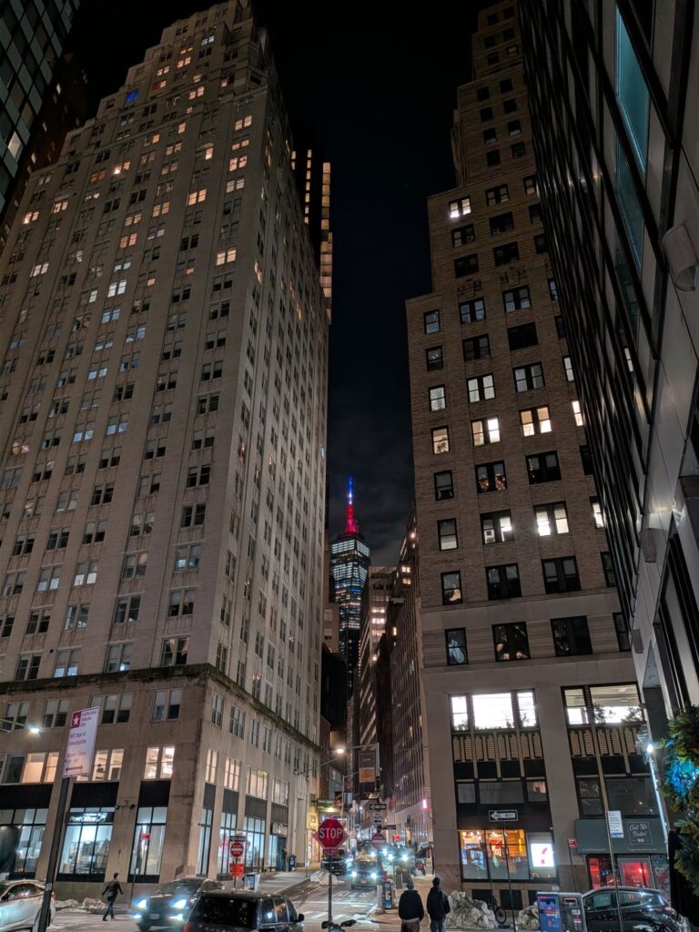 One World Trade bei Nacht