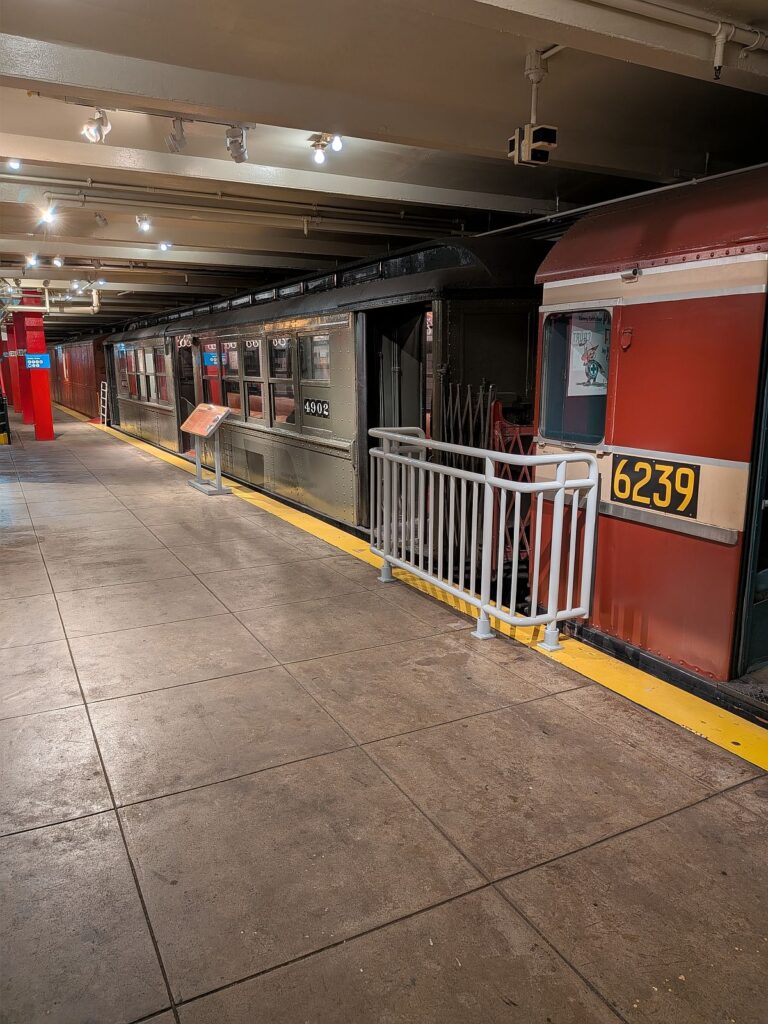Waggons im New York Transit Museum