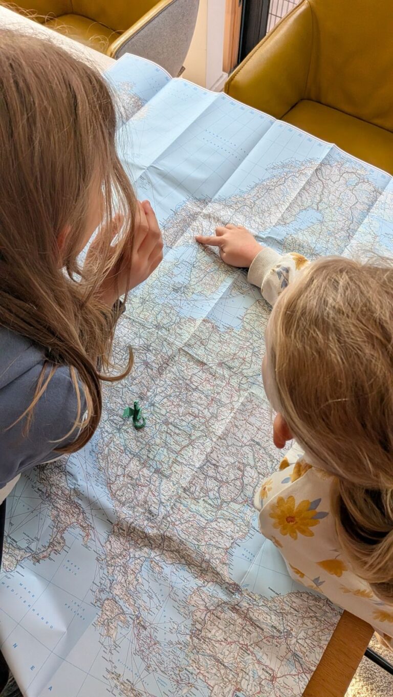 Nudel und Klein L bei der Routenplanung ;-)